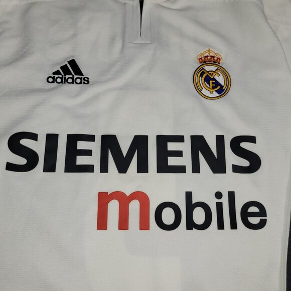 Zidane Real Madrid 2003 2004 UEFA Long Sleeve Soccer Jersey Shirt M SKU# 913869 - Picture 3 of 10